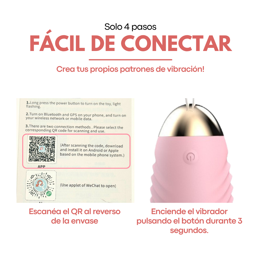Huevo Vibrador Con APP Furia LILO LL-2106APP