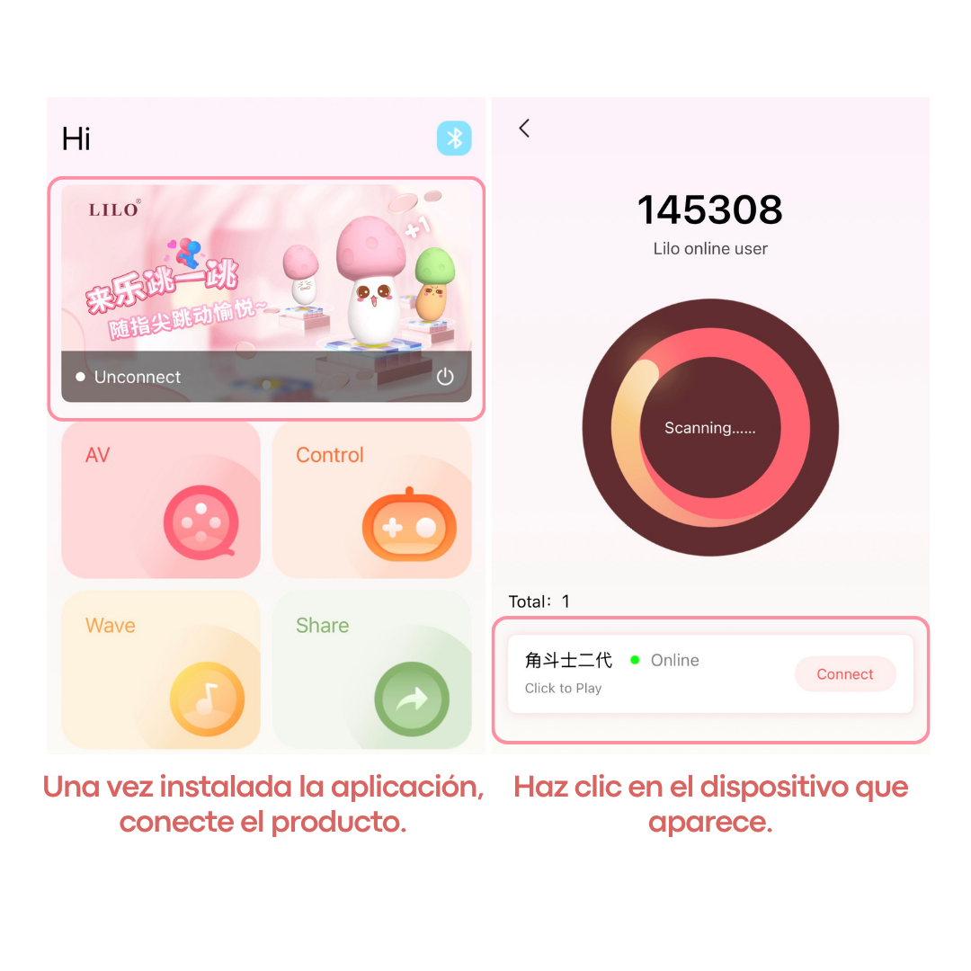 Huevo Vibrador Con APP Furia LILO LL-2106APP