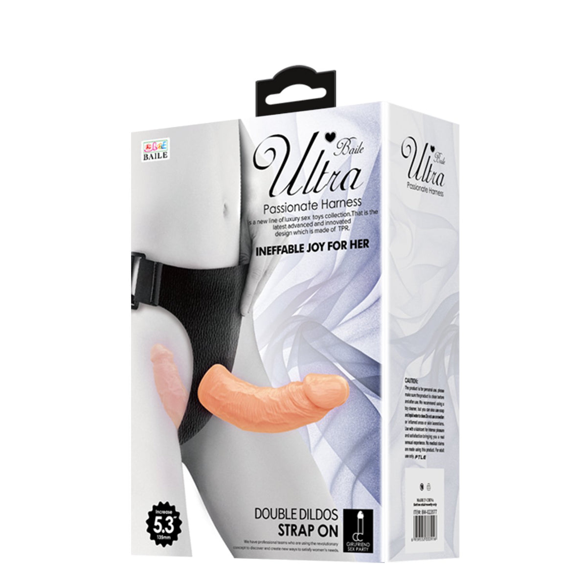 Arnés sexual con doble dildo BAILE BW-022077
