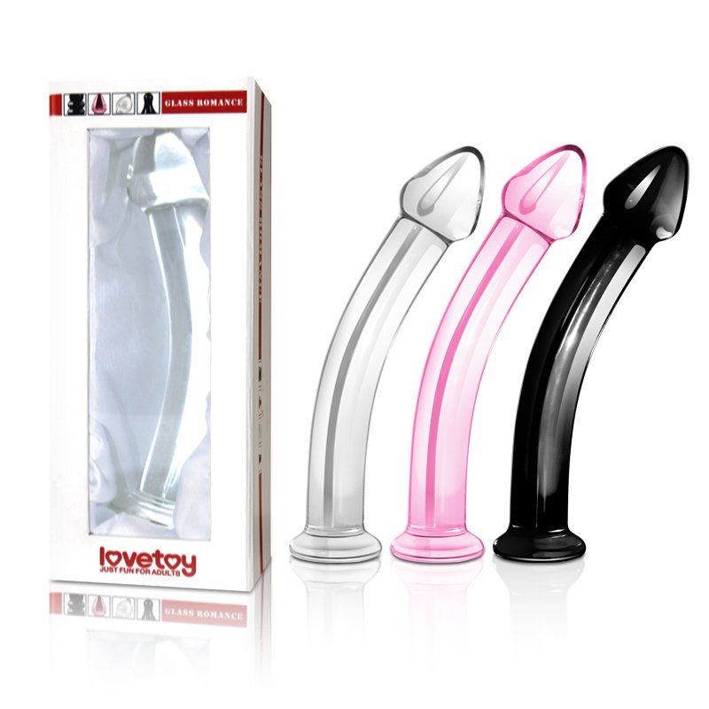 Plug anal GlassRomance LOVETOY GS03bk