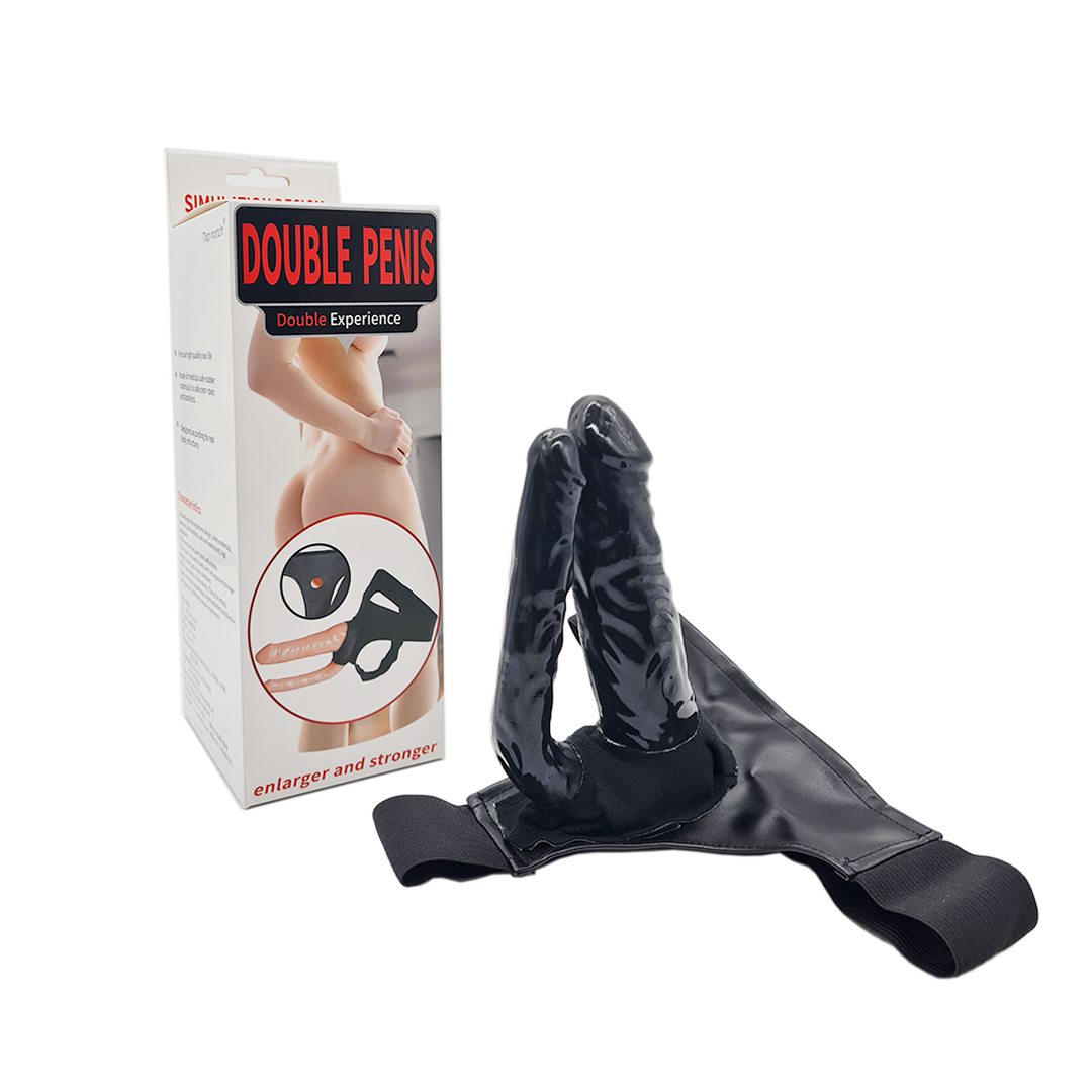 Arnés sexual con funda Doble dildo No.606