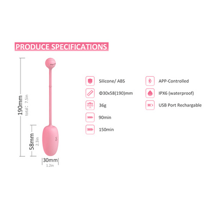 Huevo vibrador Magic kegel coach MagicMotion