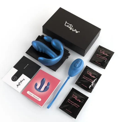 Vibrador doble a control Bali BU2R2RL