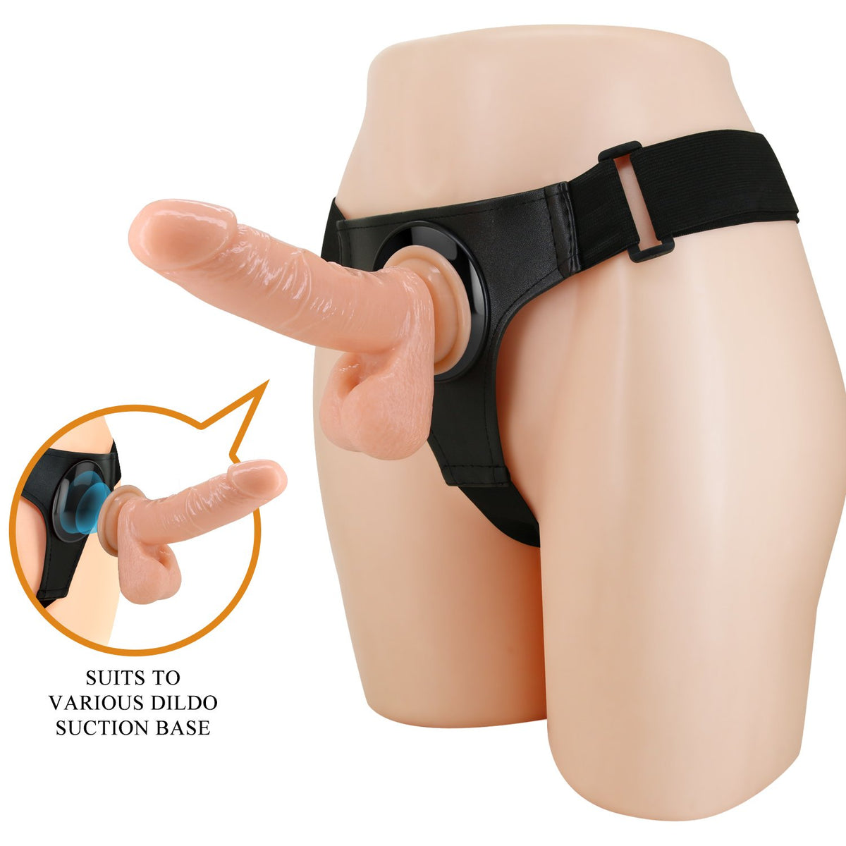 Arnés sexual con dildo Tom BAILE BW-022090NR