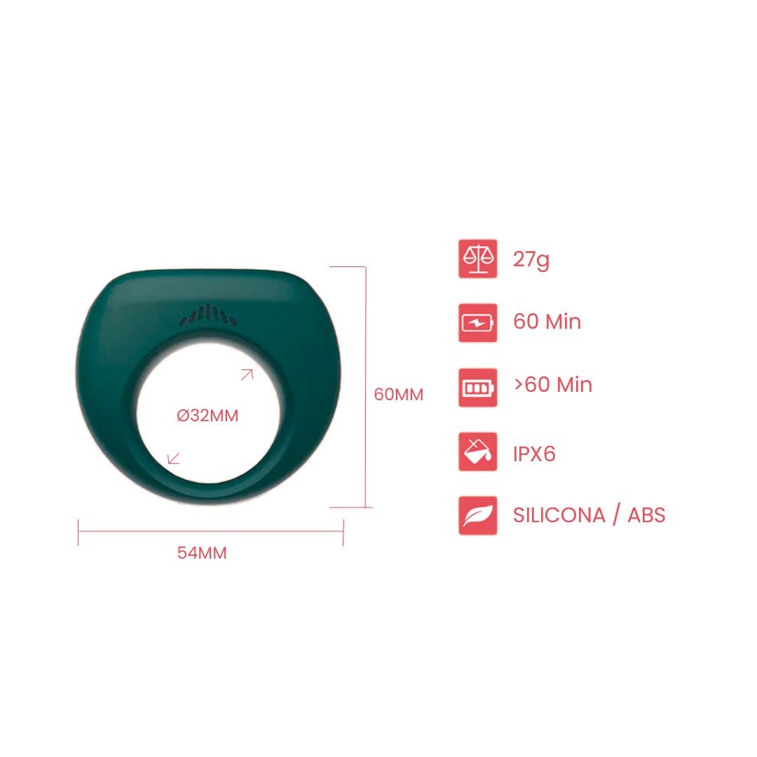 Anillo vibrador a distancia MagicDante II MagicMotion
