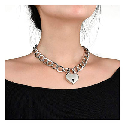Collar candado de corazón RYWC-250-A