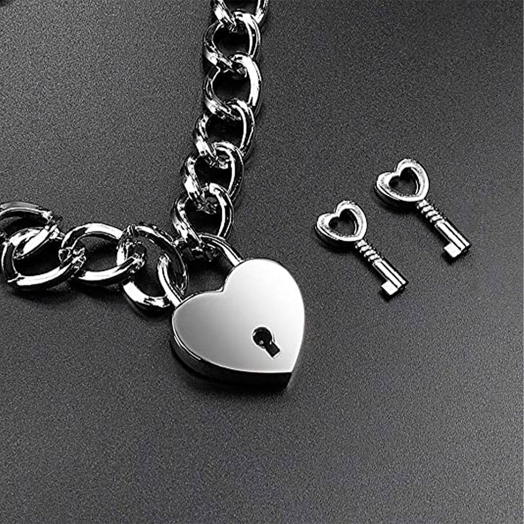 Collar candado de corazón RYWC-250-A