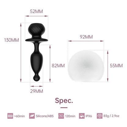 Plug anal vibrador Magic Bunny